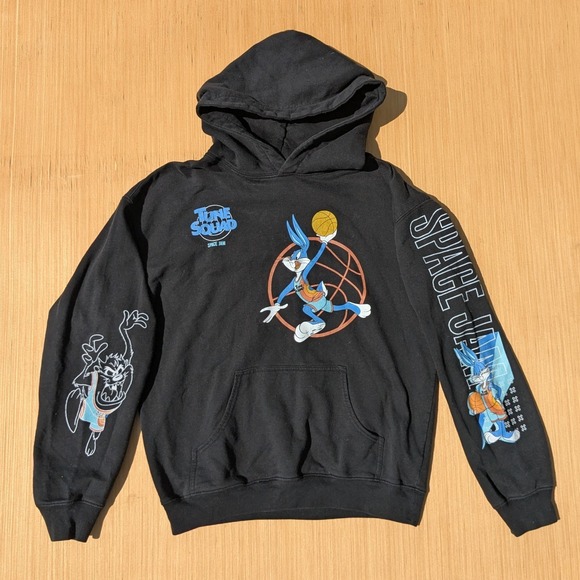 Space Jam Legacy Hoodie Freeze Looney Tunes Cartoon Long Sleeve Men's Medium‎ - Picture 1 of 6